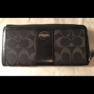 Black coach wallet